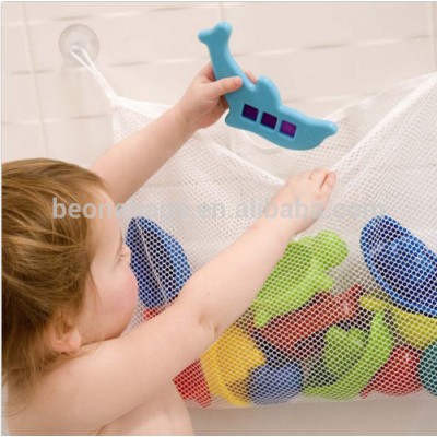 Multi-functional bathroom bathtub bag storage mesh baby bath toy organizer (large)