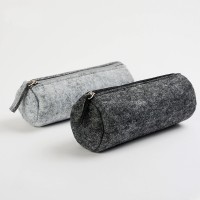 Premium Felt Art Makers Holder Zipper Make up Cosmetic Pencil Bag for Tape Pen Crayon Ruler Rubber