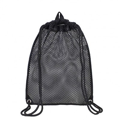 Hot Sale Custom Heavy Duty Mesh Drawstring Backpack Travel Sport Drawstring Backpack for Men Women