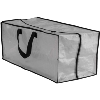 Clear PP Woven Plastic Transparent Moving Tote Bags with Zipper