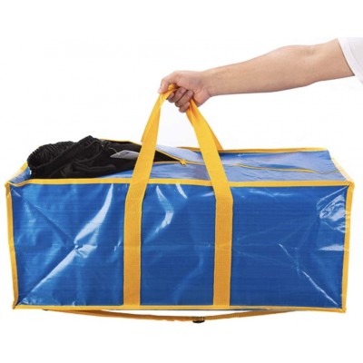 Heavy Duty Reusable Laundry Shopping Clothing Moving Bag with Shoulder Straps