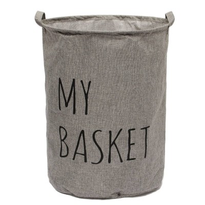 Custom Logo Large Laundry Hamper Washing Basket Bag for Travel Dirty Clothes Storage Laundry Room Home