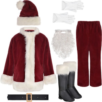 wholesale customize high quality Santa Claus suit