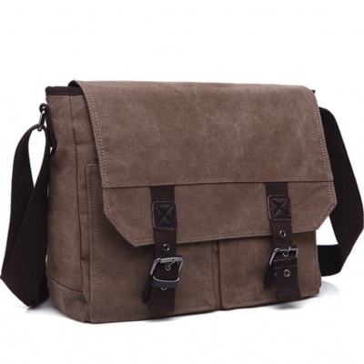 Hot selling Canvas Sling Shoulder Messenger Satchel Bag for Men