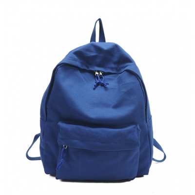 Custom Logo Plain Color Backpack Bag New Style Backpack with Zipper