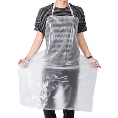 Heavy Duty Transparent PVC Apron Unisex Waterproof