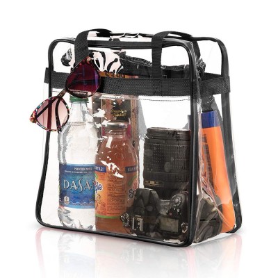 Compliant Clear Stadium Security Zippered Shoulder Bag