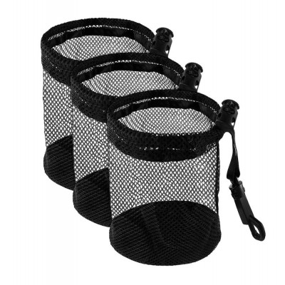 Nylon Mesh Ball Bags with Sliding Drawstring Cord Lock Closure