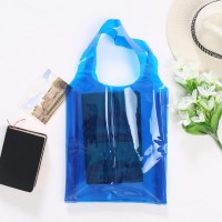 Custom Transparent Storage Bag PVC Tote Handbag for Girl