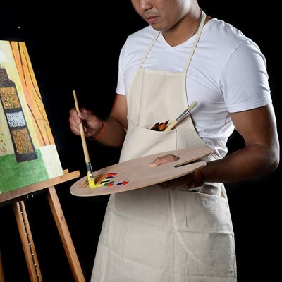 Cotton Canvas Professional Bib Painting Apron