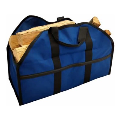 Heavy duty Large Capacity Canvas Firewood Bag Log Tote Carrier Bag for Camping and Home