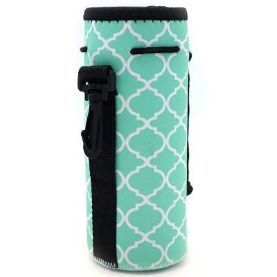 Insulated Neoprene Water Bottle Sleeve Bag Water Bottle Holder with Waist Hook for Outside Travel