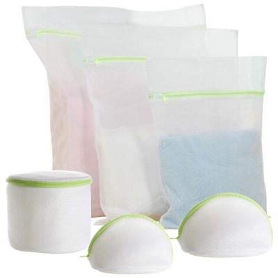 Hot Sale Cheap Set of 6 Washable Mesh Bra Zipper Lingerie Laundry Wash Bag for Delicates Sweater Organization