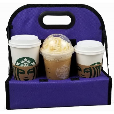 Waterpoof Foldable 6 Coffee Cups Drink Carrier Polyester Coffee Drink Caddy