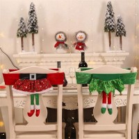 Delightful Elf Xmas Chair Covers Christmas Chair Covers Set